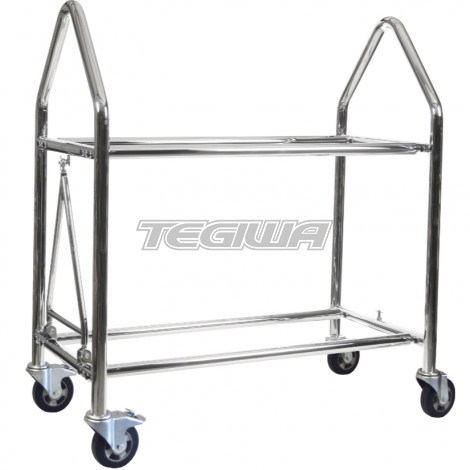 BG Racing Wheel & Tyre Trolley - Stainless Steel