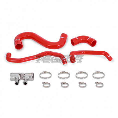 Mishimoto Silicone Lower Rad Hose Ford Mustang GT 15-17 Red