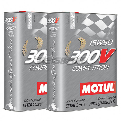 MOTUL 300V COMPETITION 15W50 SYNTHETIC ENGINE OIL 