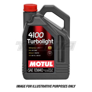 Motul 4100 Turbolight 10W40 Technosynthese Engine Oil