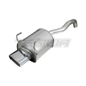 Remus Rear Silencer Left With 182607 0514S Tips Fiat 500 Type 312 1.2 07-