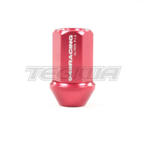949 RACING FORGED ALLOY LUG NUT M12X1.50 RED X1