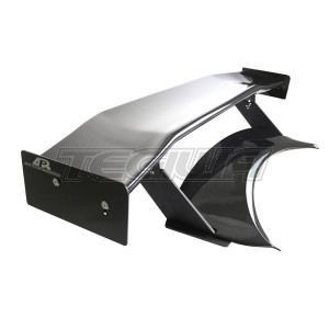 APR Performance GTC-500 74in Adjustable Carbon Fiber Wing With Carbon Boot Lid Audi R8 06-14
