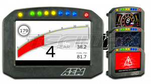 AEM Flat Panel Digital Dash Display Cd-5Lg Logging Gps Enabled Racing Dash