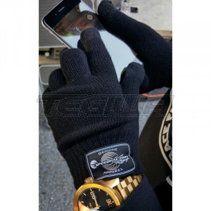 SPEEDFACTORY RACING KNIT GLOVES WITH TOUCH SCREEN CAPABLE FINGERS