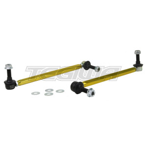 Whiteline Link Stabiliser 310-335mm Horizontal Heavy Duty Ball Joints 12mm Ball Stud Universal Sway Bar - Links And Bushings 19-