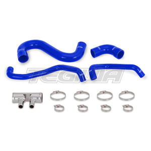 Mishimoto Silicone Lower Rad Hose Ford Mustang GT 15-17 Blue