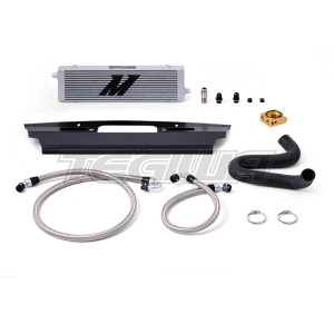 Mishimoto Thermostatic Oil Cooler Kit Ford Mustang GT 15-17 Silver