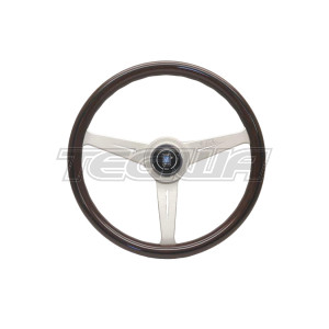 Nardi ND Classic 360mm Wood Steering Wheel White Spokes Hidden Screws