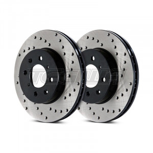 Stoptech Drilled Brake Discs (Front Pair) Audi S8 (D3) 06-11 