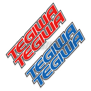 Tegiwa Classic Logo Decal Sticker 130cm (Pair)