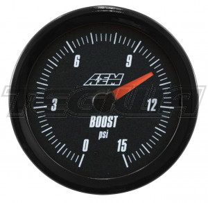 AEM Analog Boost/Fuel Pressure Sae Gauge 0~15Psi