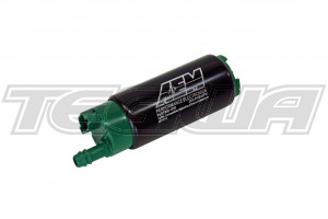 AEM 340LPH E85-Compatible High Flow In-Tank Fuel Pump Offset Inlet Inline 340LPH@43Psi