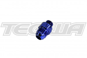 AEM -6AN To -8AN Discharge Fitting With Check Valve For Inline Hi Flow Fuel Pump