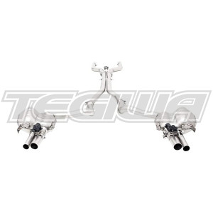 Remus Non-Resonated Cat Back System Left/Right With OE Tailpipes Tips Mercedes Benz C Class W205 C63 AMG 16-