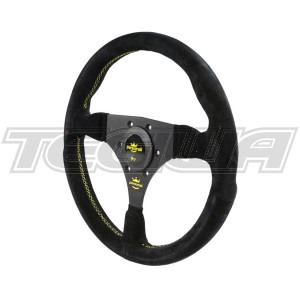 PERSONAL FITTI RACING SUEDE LEATHER STEERING WHEEL 320MM