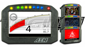 AEM Flat Panel Digital Display Cd-7 Non-Logging Race Dash