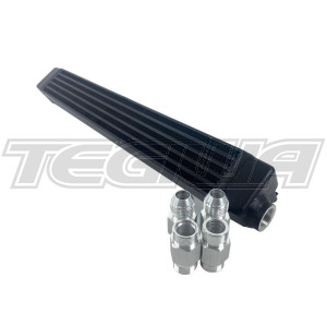 CSF BMW E30 HIGH PERFORMANCE OIL COOLER W/ ADJUSTABLE FITTINGS FOR OEM STYLE AND AN-10 MALE CONNECTIONS