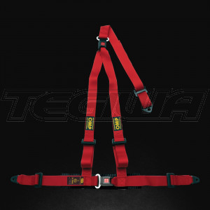 OMP 3 Point Bolt-In Harness - Double Release