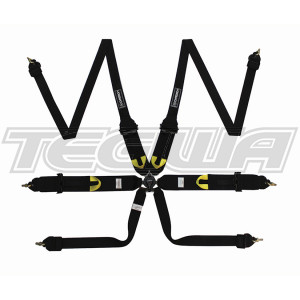 Corbeau Ultima Pro 6 Point Racing Harness H3026 With Pull Up Adjuster