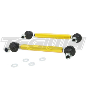 Whiteline Link Stabiliser 190-215mm Horizontal Heavy Duty Ball Joints 10mm Ball Stud Universal Sway Bar - Links And Bushings 19-