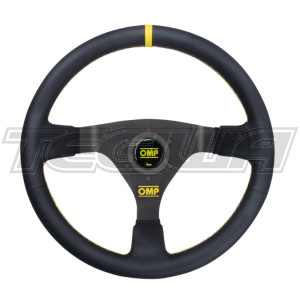 OMP WRC Steering Wheel Black Leather