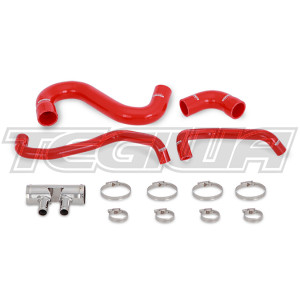 Mishimoto Silicone Lower Rad Hose Ford Mustang GT 15-17 Red