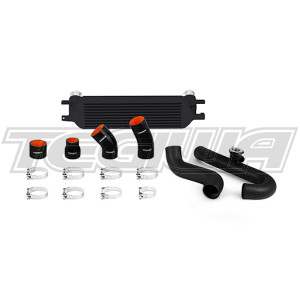 Mishimoto Intercooler Kit Ford Mustang EcoBoost 15+ Black with Wrinkle Black Pipes