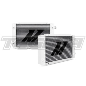 Mishimoto Universal 19 Row Dual Pass Oil Cooler Silver