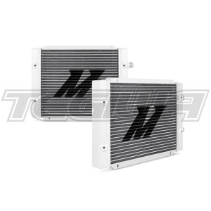 Mishimoto Universal 25 Row Dual Pass Oil Cooler Silver