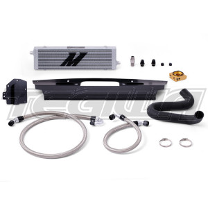 Mishimoto Thermostatic Oil Cooler Kit Ford Mustang GT RHD 15+ Silver