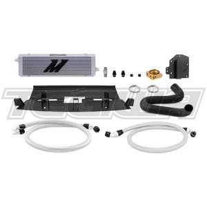 Mishimoto Thermostatic Oil Cooler Kit Ford Mustang GT RHD 18+ Silver