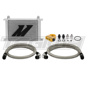 Mishimoto Universal 25 Row Thermostatic Oil Cooler Kit Silver
