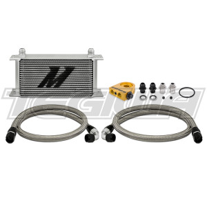 Mishimoto Universal 19 Row Thermostatic Oil Cooler Kit Silver