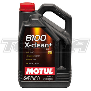 MOTUL 8100 X-CLEAN+ 5W30 SYNTHETIC ENGINE OIL 
