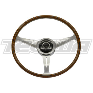 Nardi Replica 420mm Mahogany Steering Wheel Dished Spokes Porsche 356B 356C