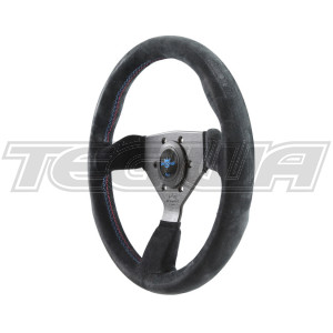 PERSONAL GRINTA BMW TRICOLORE SUEDE-LEATHER STEERING WHEEL 330MM
