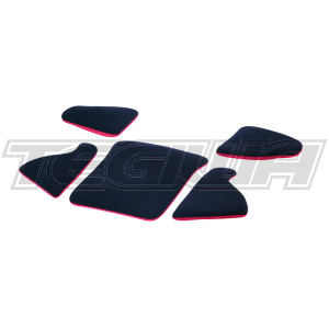 RECARO Pad Kit L For RECARO P1300 GT - Red Bottom Cushion (set Of 5 Without Seat Cushion)