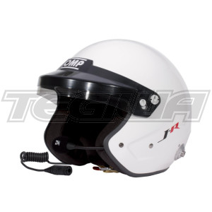 OMP J-Rally Open Face Racing Helmet with Intercom FIA 8859-2015