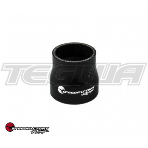 SPEEDFACTORY 2.75" TO 3" SILICONE TRANSITION COUPLER 4 PLY BLACK